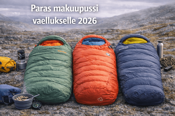 Paras makuupussi vaellukselle 2026