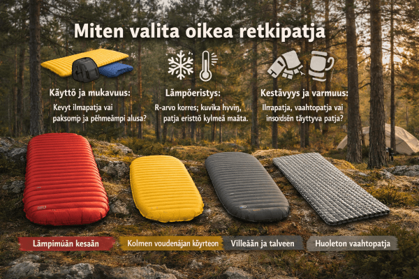 Paras retkipatja 2026 / Vertailu ja suositukset