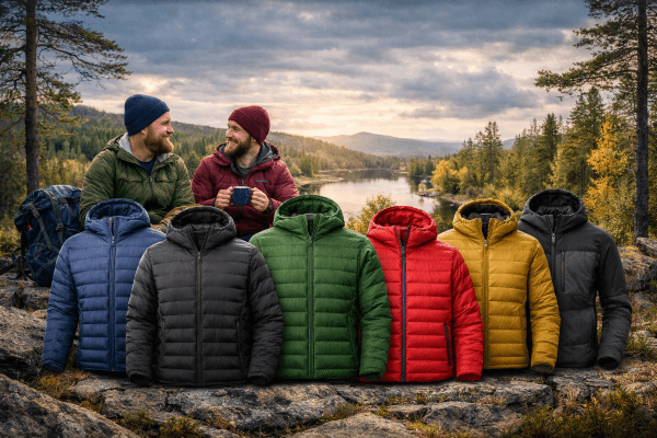 Paras miesten kevyttoppatakki vaellukselle 2026: vertailussa 6 parasta mallia eri tarpeisiin